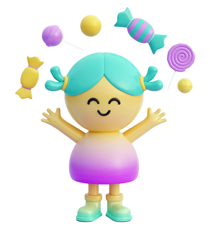 adorable 3d character children 2